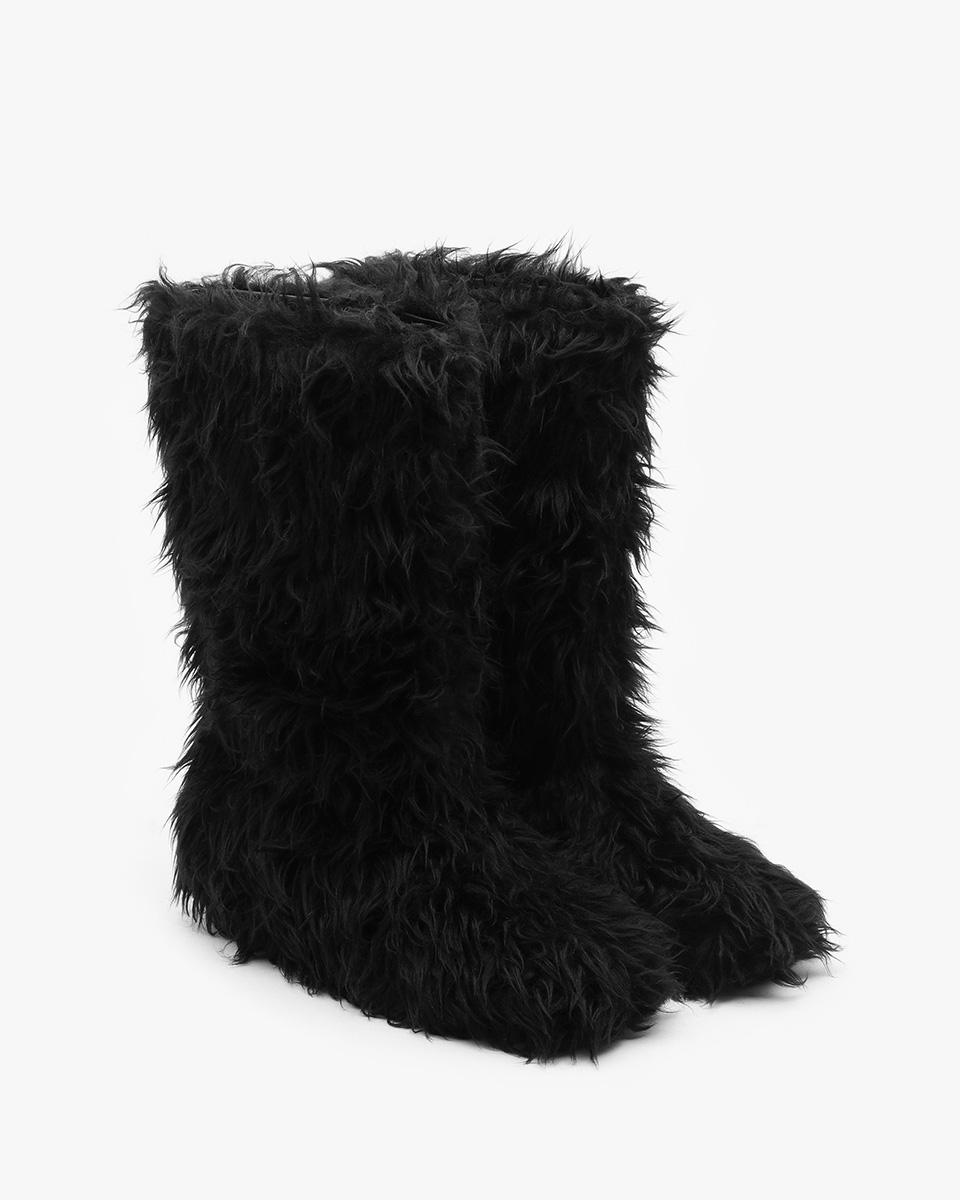 NOSI Fur Middle Boots_Black