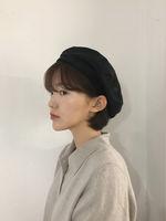 스웨이드 버클 베레모 (4color)