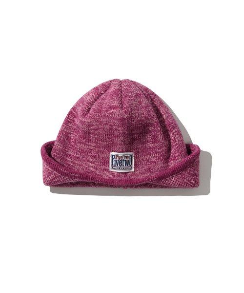 MELANGE EARFLAP BEANIE [MAGENTA]