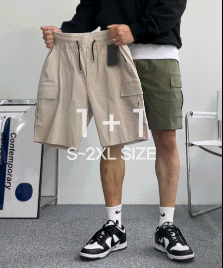 [1+1] 인절미 스판 카고반바지 5color.
