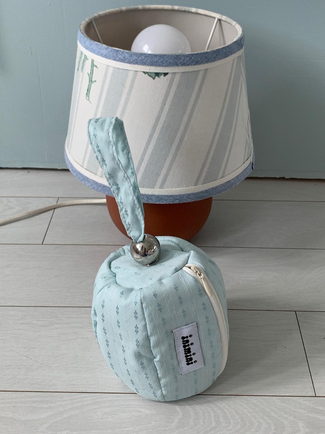 inimini 'O\' pouch mint stripe