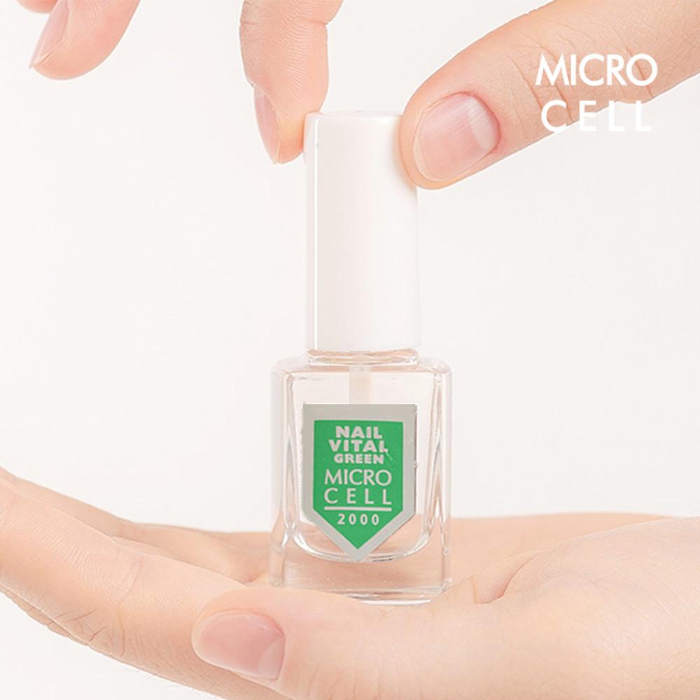 마이크로셀 네일 바이탈 그린 손톱영양제 강화제 네일 세럼 12ml