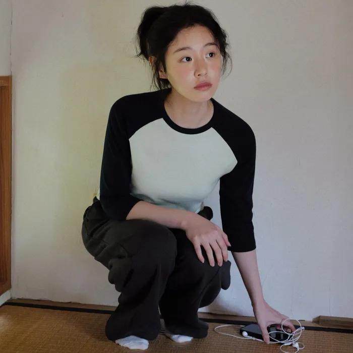 ANDS raglan long sleeve (melon)