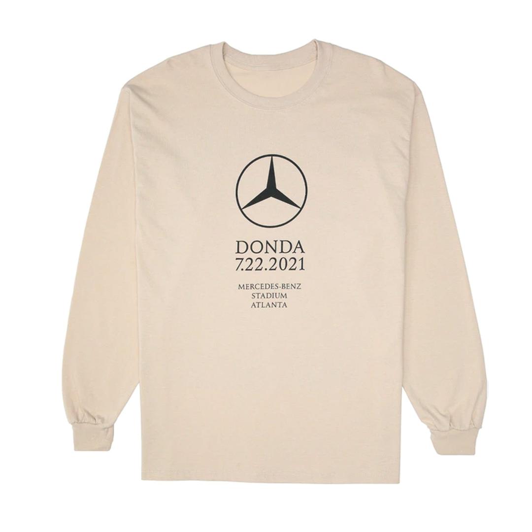 Kanye West DONDA Atlanta Listening Event L/S T-Shirt Cream - L