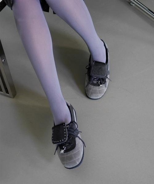 3-way 폴드오버 텅 스니커즈 차콜