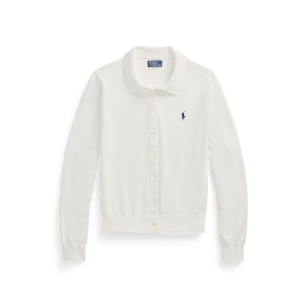 폴로 칼라 버튼 가디건