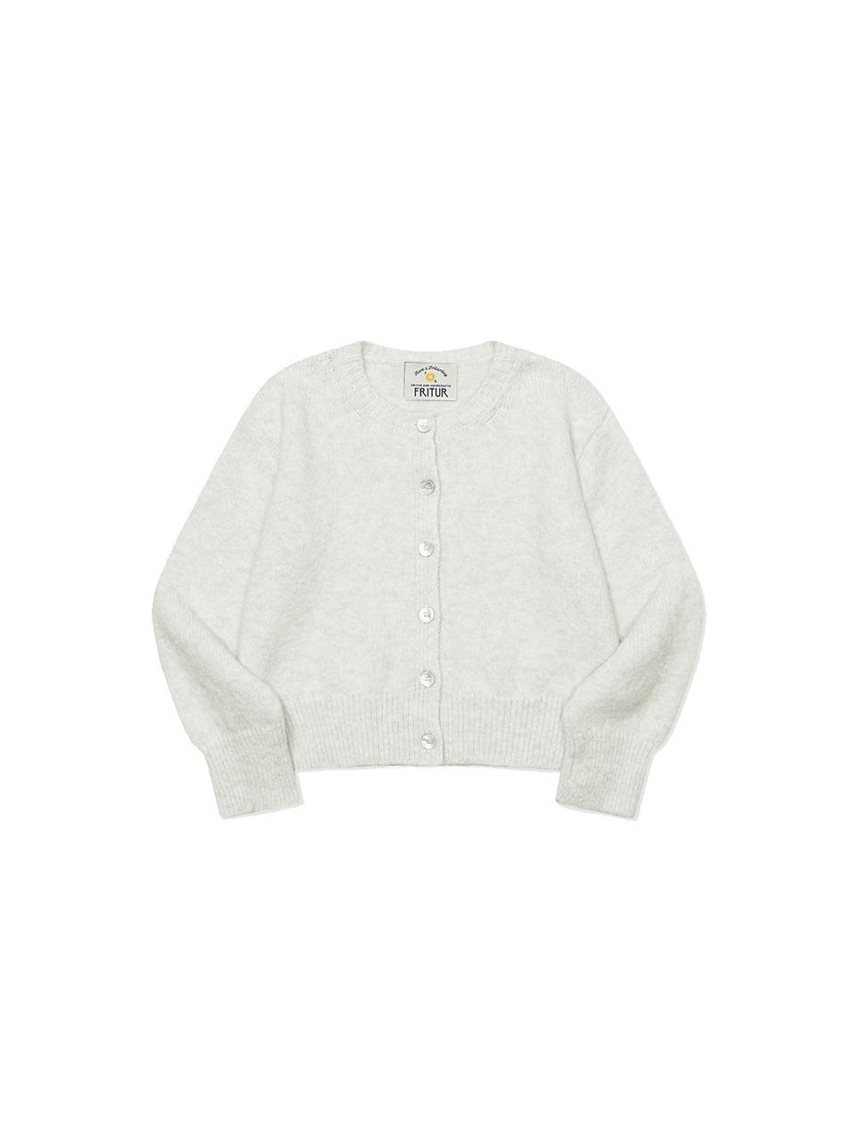 Mild Button Cardigan Ivory_F253KN02