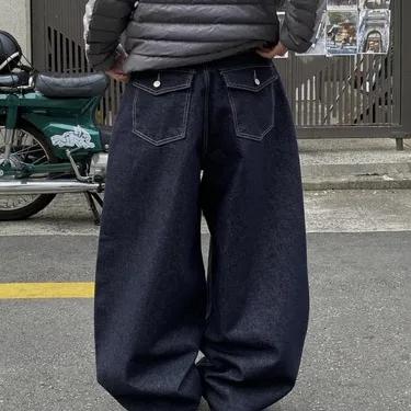 문즈 논페이드 위크 벌룬 데님 팬츠 / S - L