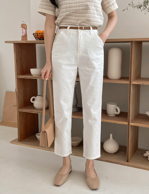 모찌스판 데일리 일자팬츠_S,M,L,XL-2color, 모델도 반한 편안함-부담없는 일자핏, 쫀득스판-[엠디픽], 요바지 하나면 코디끝!!