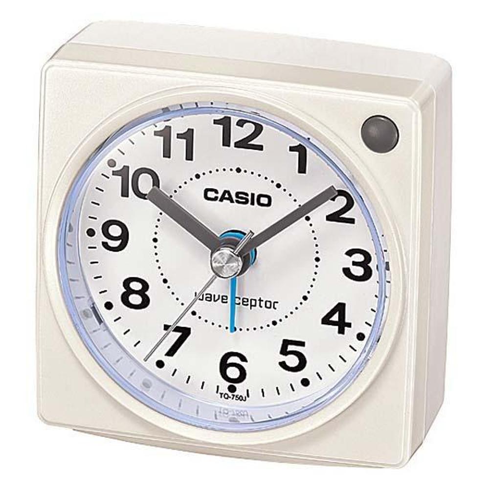 카시오 CASIO TQ-750J-7JF [ 전파시계 클락 화이트 ]