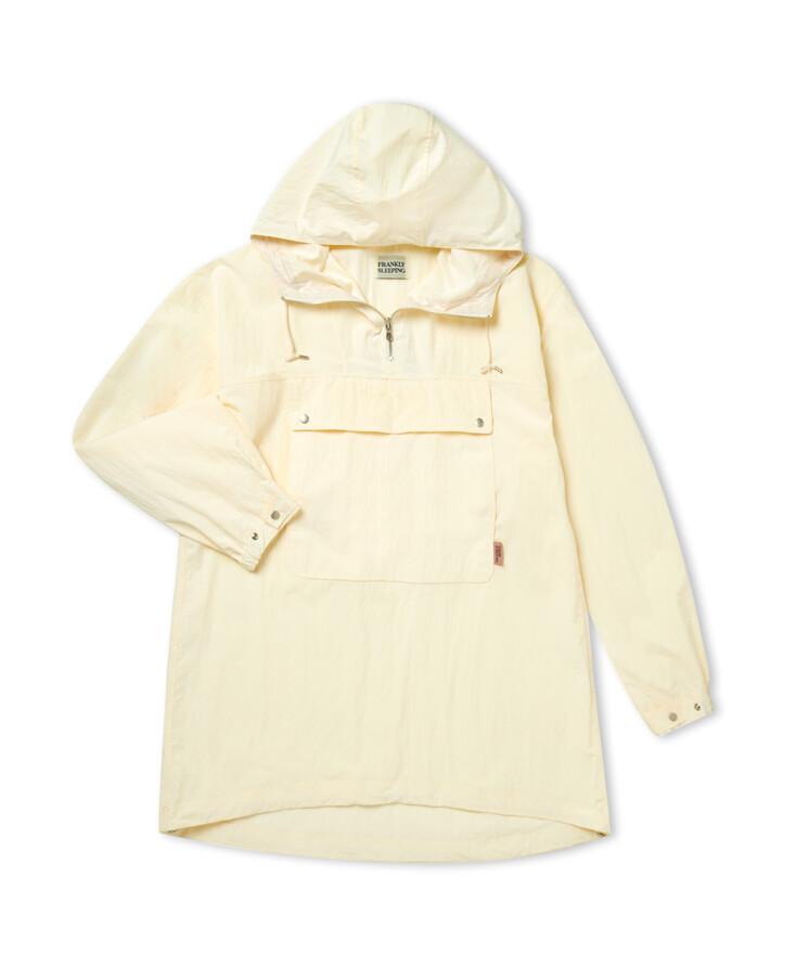 Oversized Hoodie Anorak - Ivory