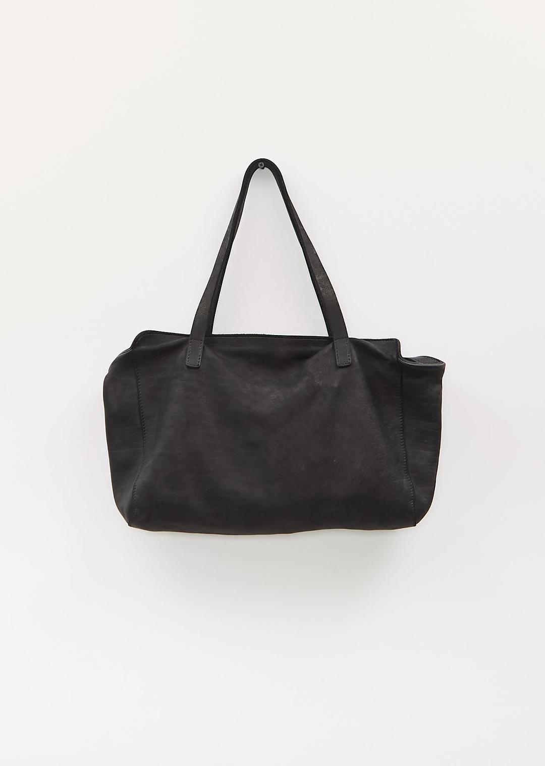 Medium Leather Handle Bag - OS / BLKT