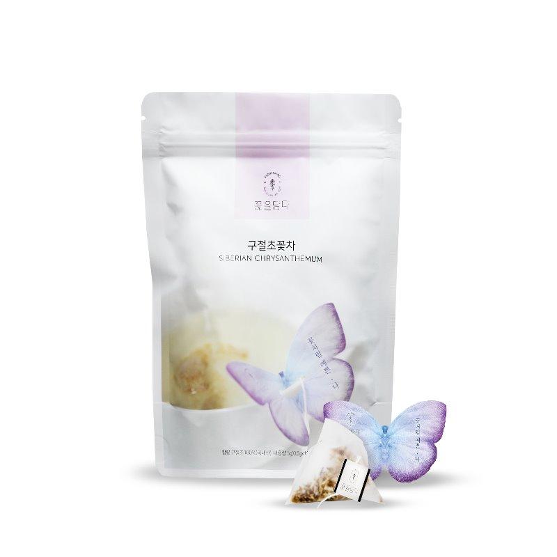 [꽃을담다]구절초 - 나비티백꽃차(10ea)
