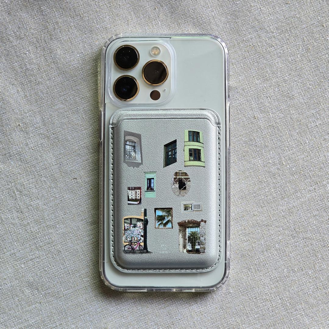 [피스오브져니] 풍경 맥세이프 카드지갑 window