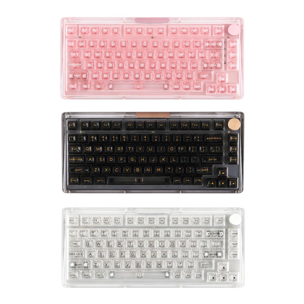 KiiBOOM 키붐 팬텀 81 V3 투명 기계식 키보드 