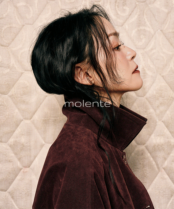 모렌트 [mlt] 레온 오버핏 스웨이드 하프 코트
