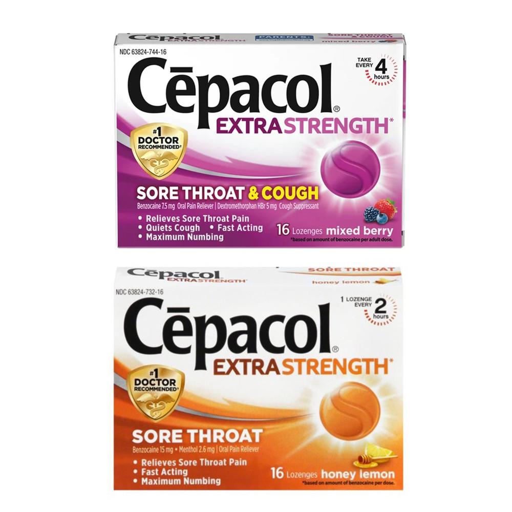 세파콜 엑스트라 스트렝스 목감기 캔디 16개입