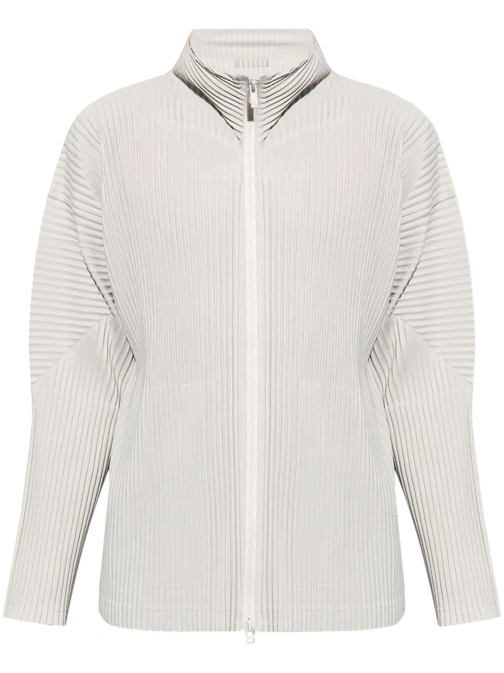 Homme Plissé Issey Miyake 플리츠 후드 집업 | 그레이 | FARFETCH KR