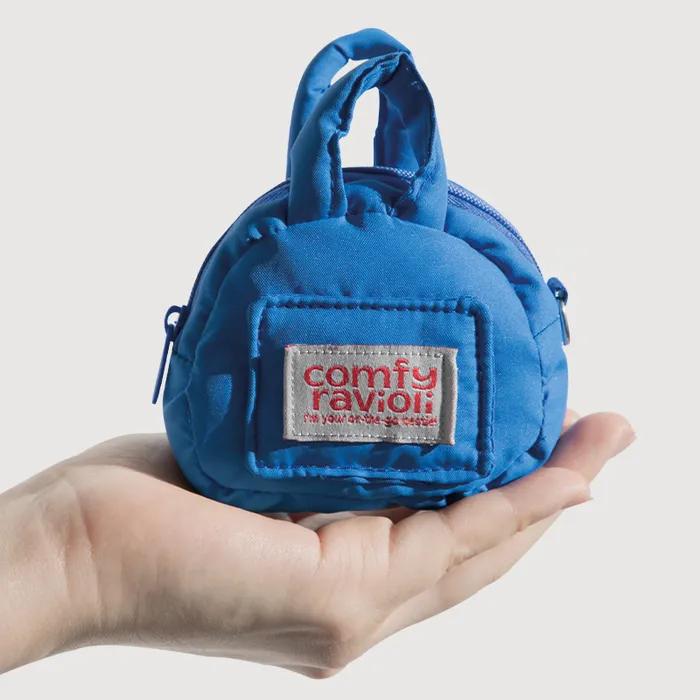 Mini town poop-bag keychain
