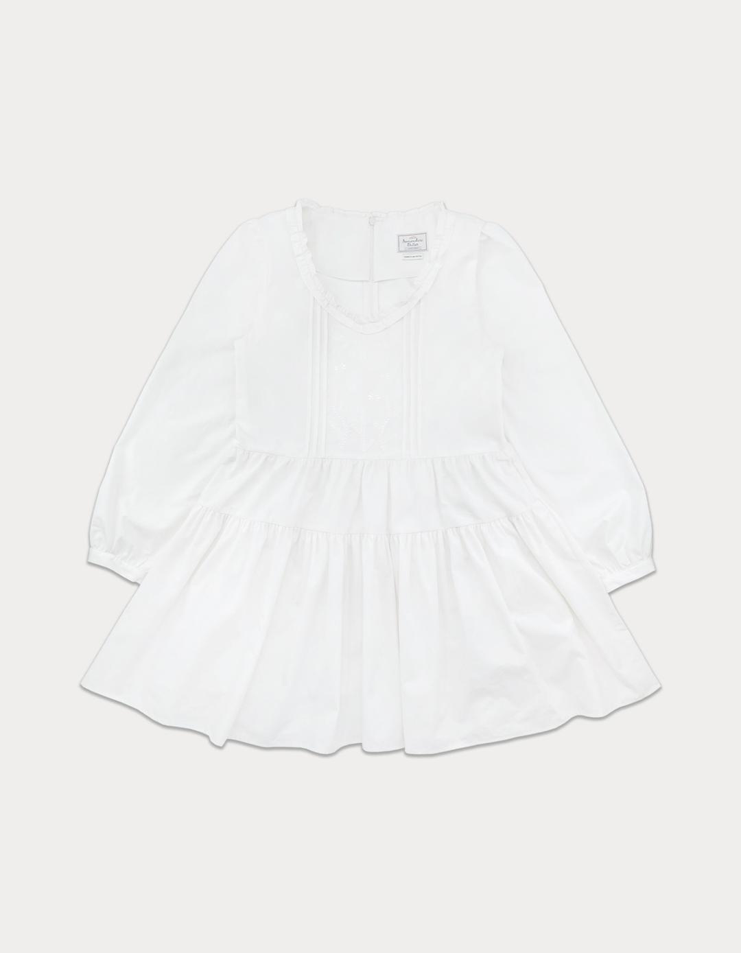 Vintage Flower Dress - Ivory