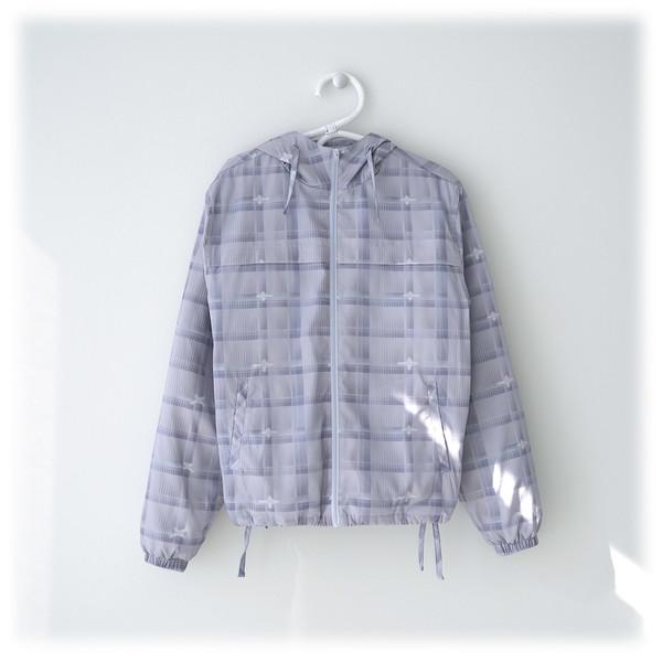 [10월 마지막 주 출고 예정] X+ CHECK PADDED JUMPER (GREY)