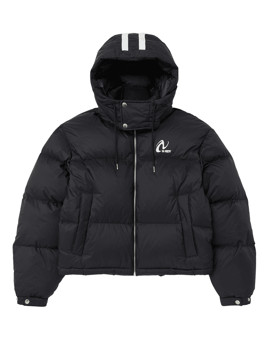 헤비 볼륨 다운 자켓 블랙