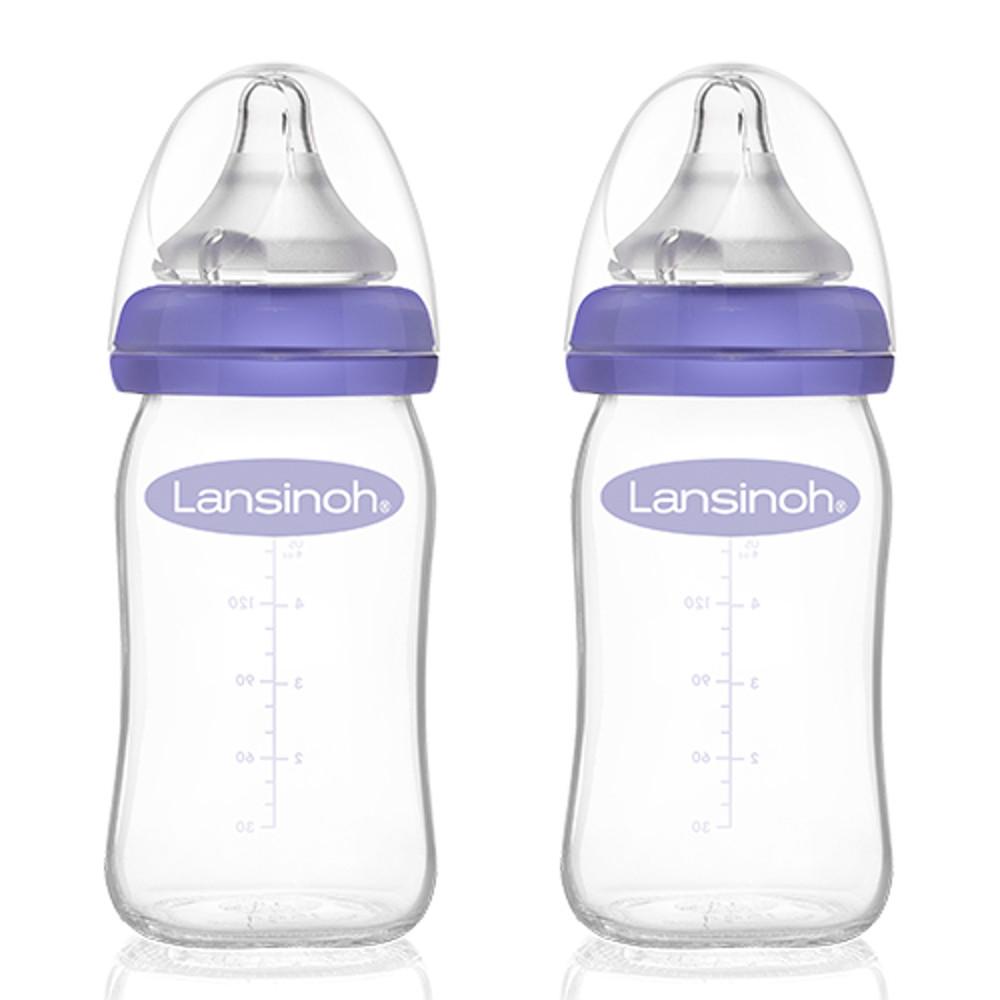란시노 유리젖병 160ml 2P 신생아 아기 배앓이 방지
