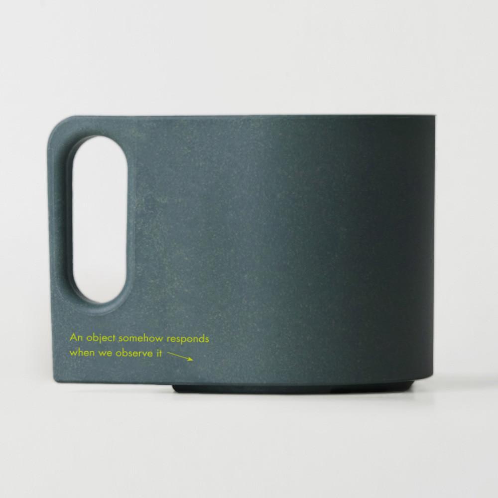 리트컵 머그_자연소재 컵 - 베이직 우드그린 330ml