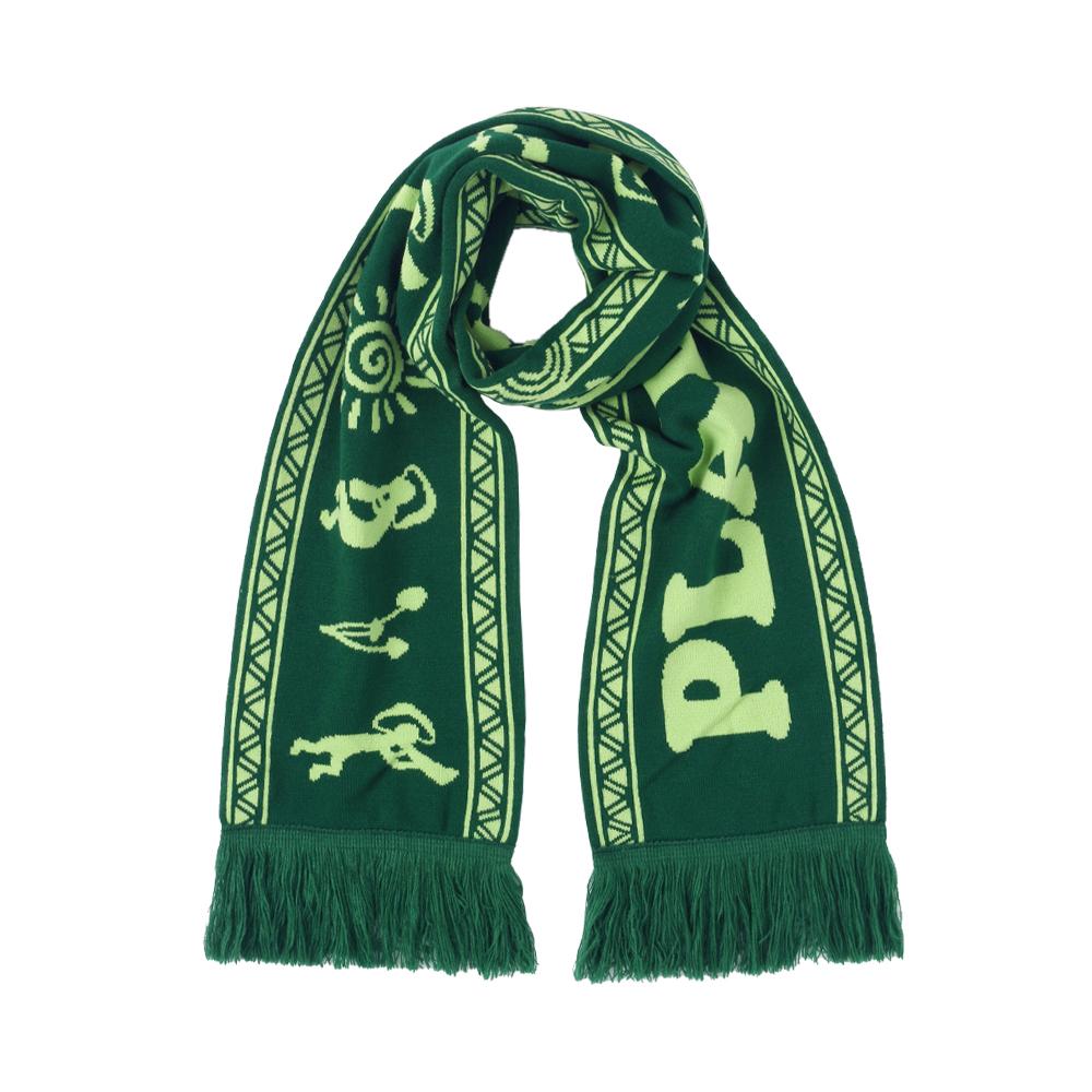 P.P.P. Jacquard Scarf - Green