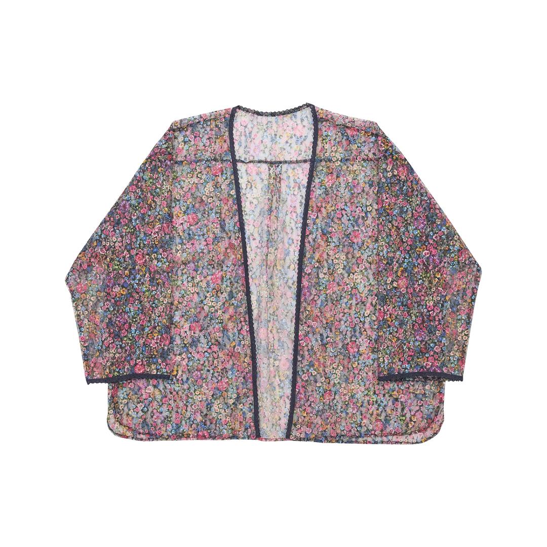 FLOWER LACE CARDIGAN-MT.PK