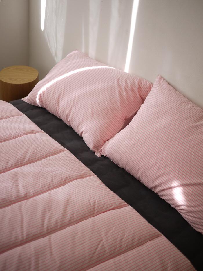 Soft, washed cotton bedding 60수 Stripe comforter 5colors