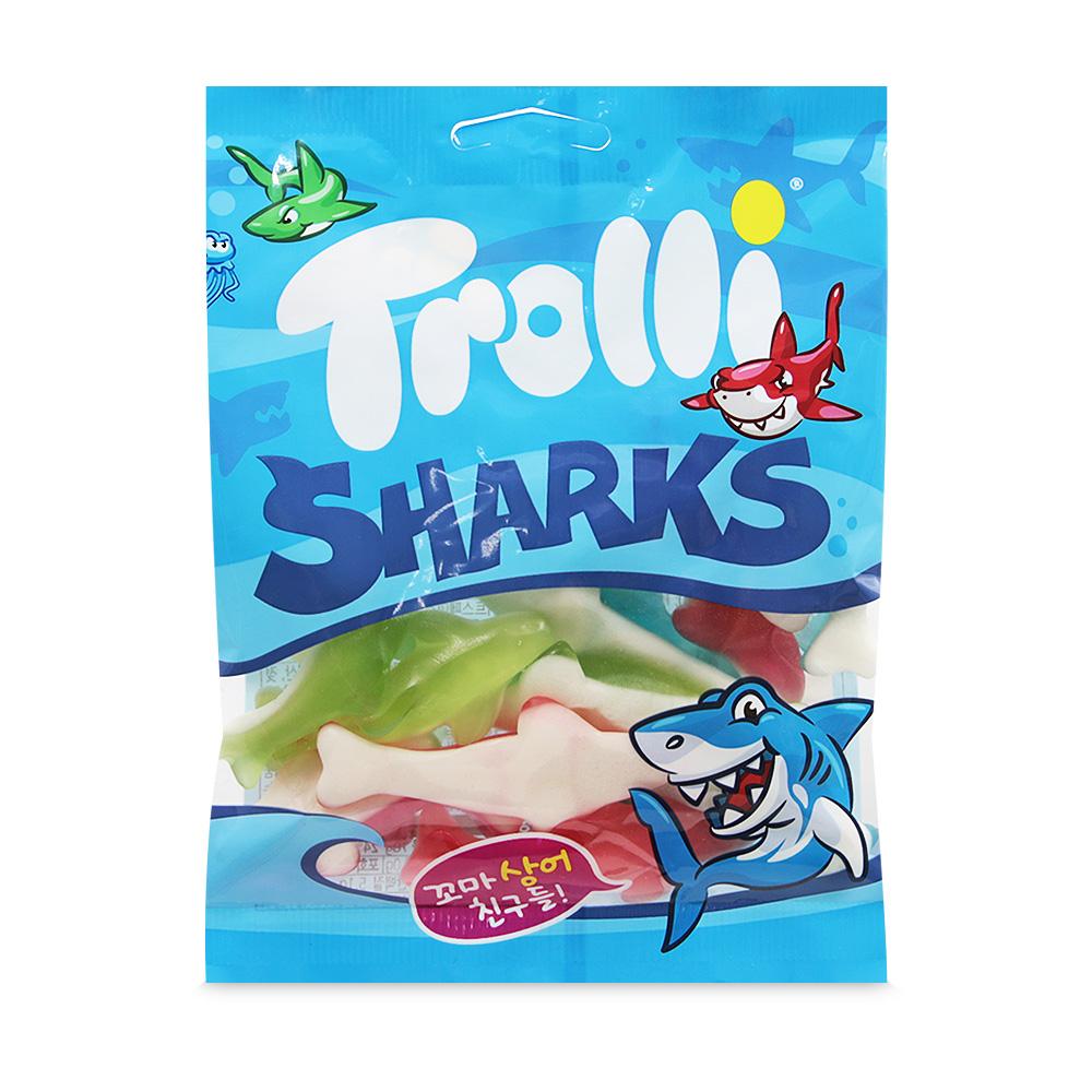 트롤리 상어모양 젤리 100g, 100g, 1개