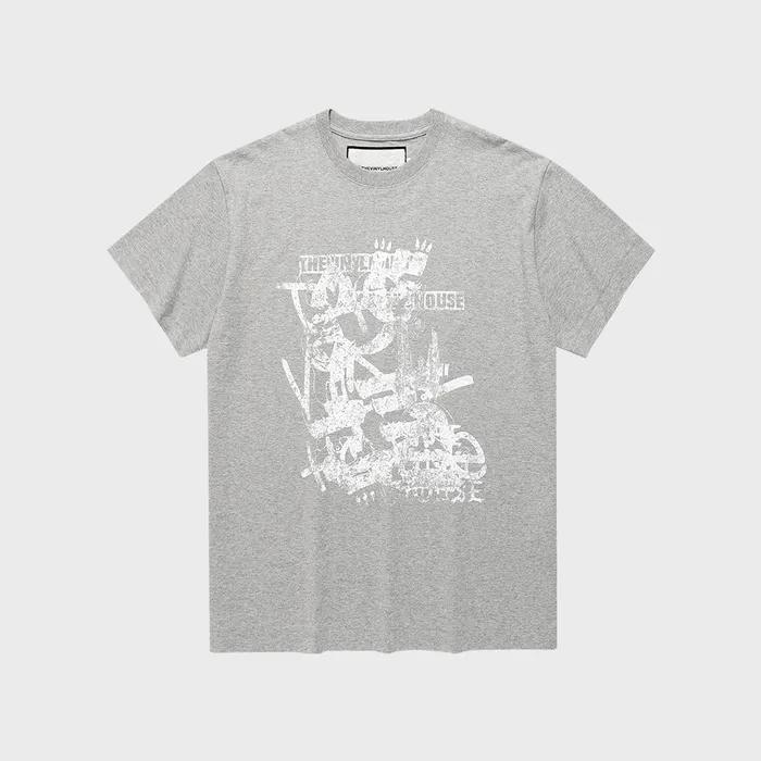 VINTAGE DRAWING TEE GREY