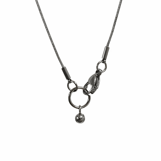 simple ball necklace 심플 볼 목걸이