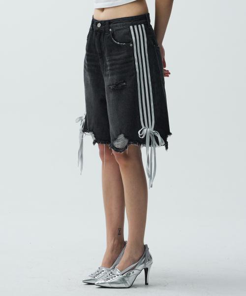 7 line denim pants (black)