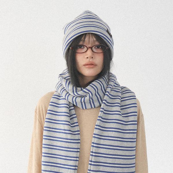 [12/10일 이후 예약발송 30% OFF] GREY STRIPE MUFFLER