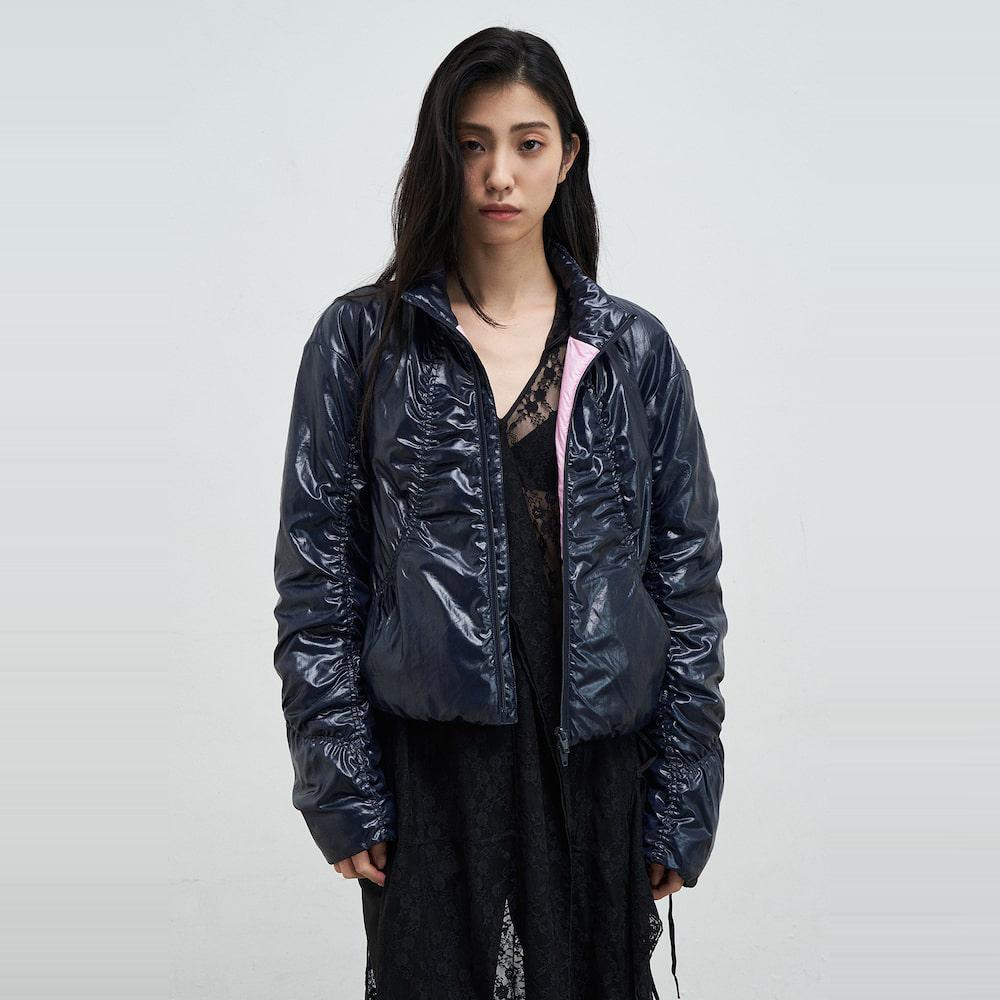 Curved Line Jacket  Navy (AG5138A03R)