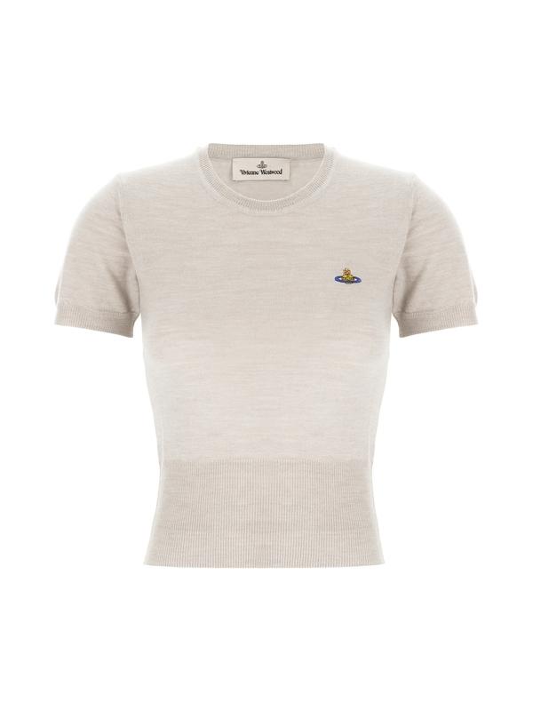 비비안 웨스트우드 베이지 니트