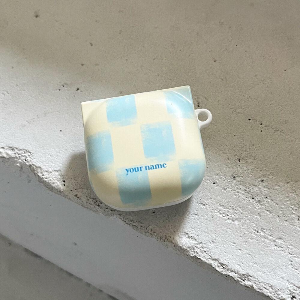 (이니셜 각인) Picnic Check (버즈2/라이브/프로 케이스)