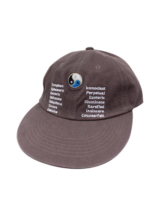 Yin Yang Washed Cap Brown
