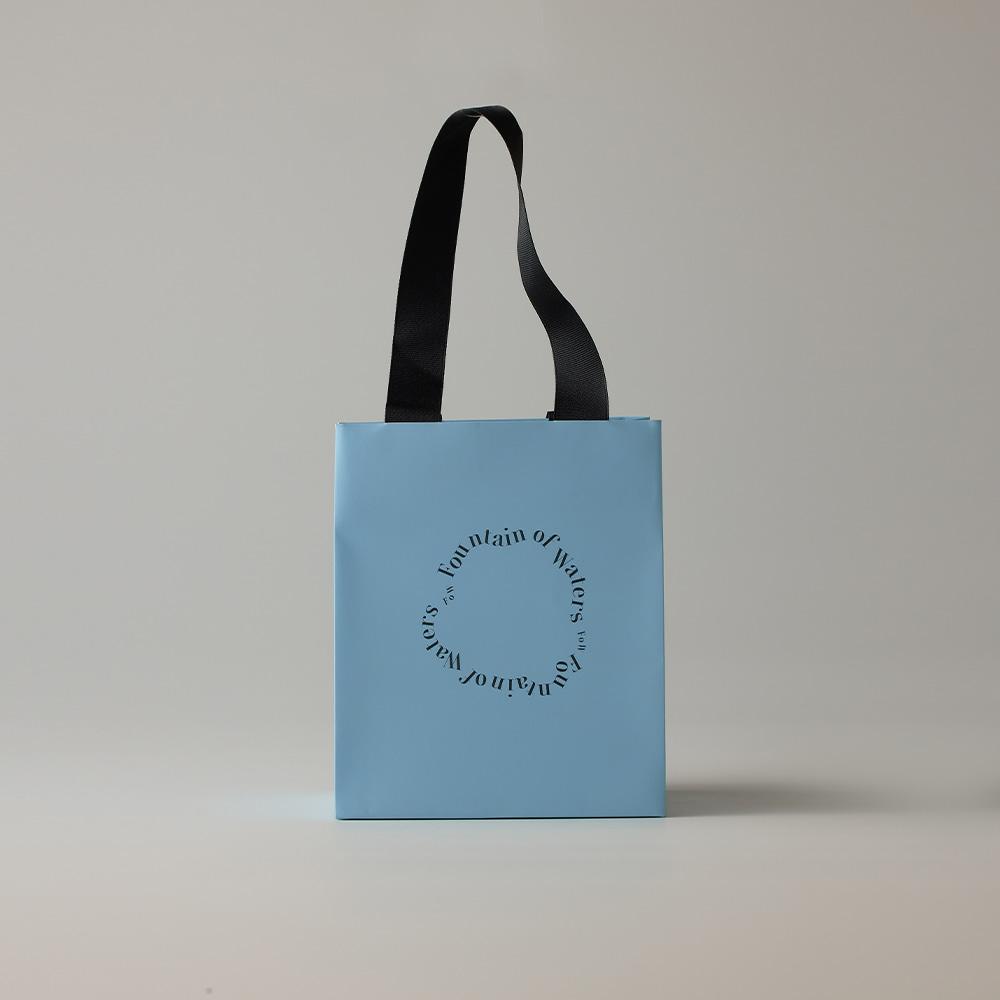 FoW 시그니처 블루 쇼핑백 (s)