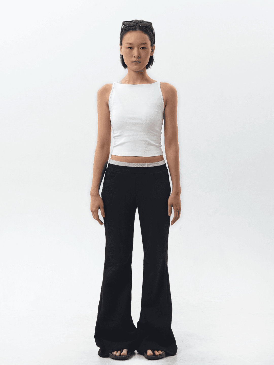 (최저가)(11차)Ownser Ending Bootcut Sweatpants_Black