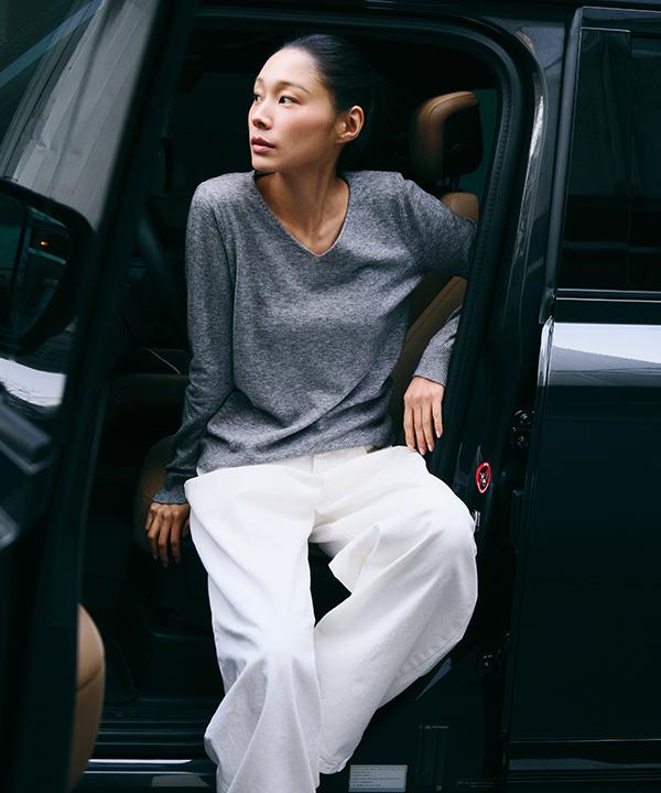 매니크 [🌿봄신상/무료배송] 폰네 비스코스 루즈핏 브이넥 니트