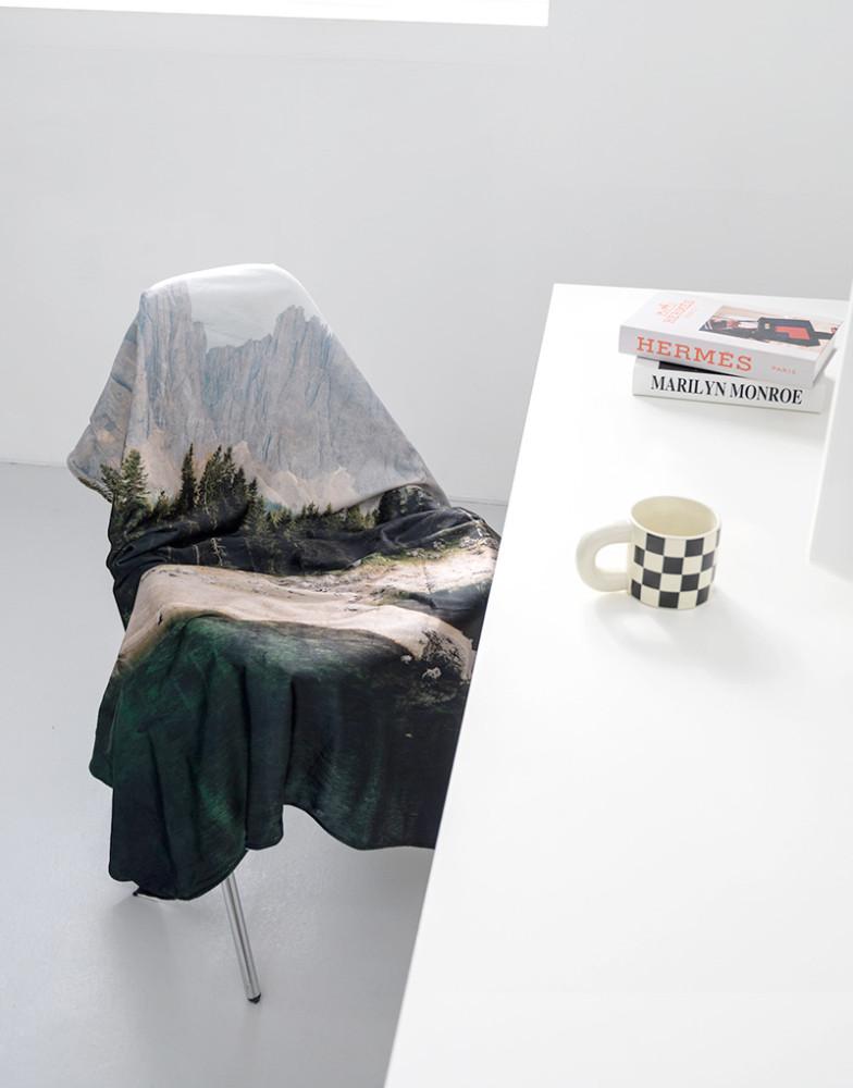 자연 그대로, 포토 극세사 담요 블랭킷 100X150 우드포레스트