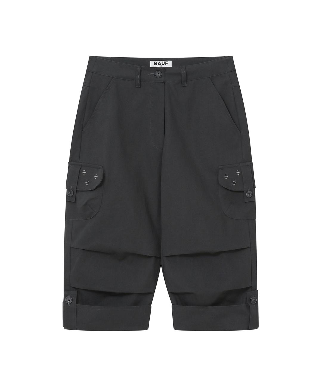 하우스 포켓 카프리 팬츠 [차콜]