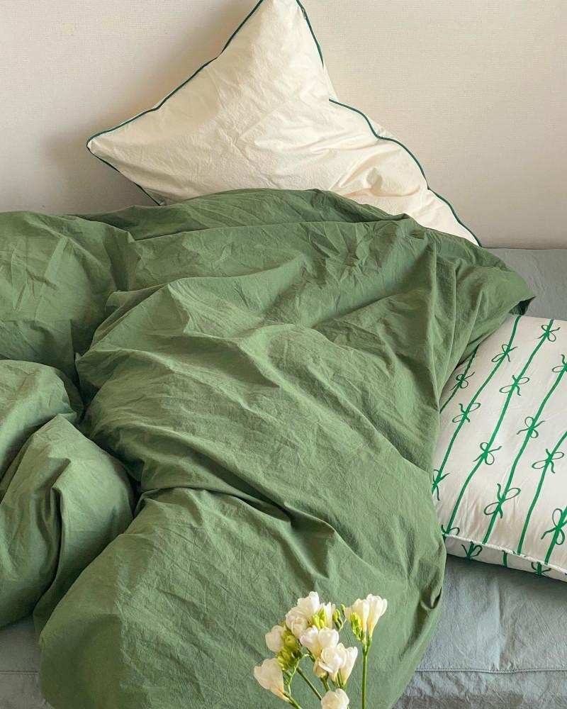 Pine Tree 파인트리/ jenn 60수 고밀도 바이오워싱 순면 이불 커버