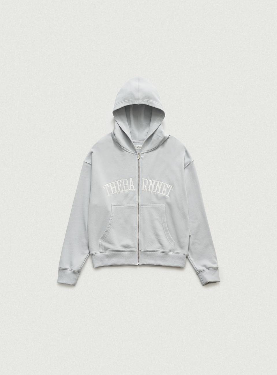 Campie Sweat Zip-Up Hoodie Jacket_Pale Blue