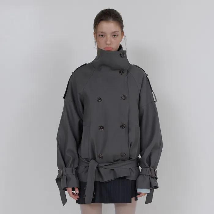 AUTHENTIC TRENCH JACKET (CHARCOAL)