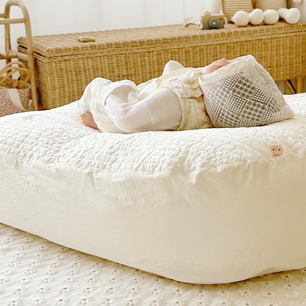 제이앤제나 허리에무리없는 아기 신생아 입체형 역류방지쿠션 무소음스와들 역방쿠-백수