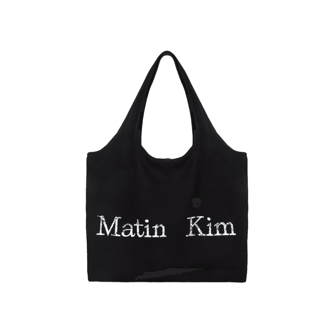 Matin Kim Cracked Logo Ecobag Black